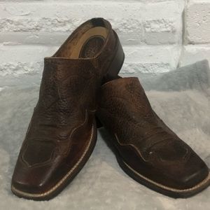 Ariat leather mules